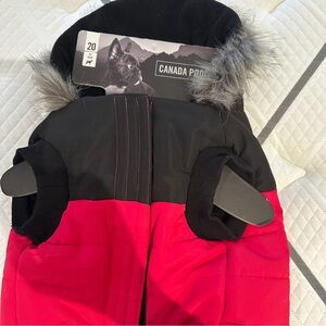 Canada Pooch Red and Black Dog Jacket